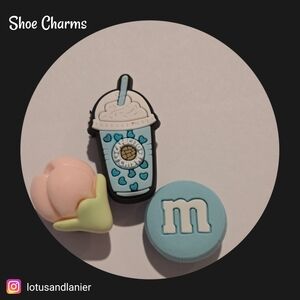Shoe Charms Boba Set Of 3